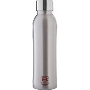 B BOTTLE BRUSHED SILVER - Tall