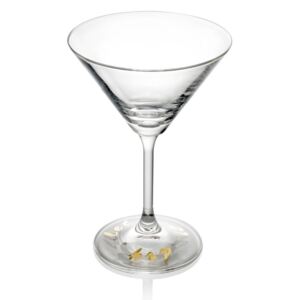 BARTENDER'S SIGNATURE SET OF 2 MARTINI CUPS - Gold