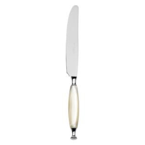 COUNTRY CHROME RING 6 CAKE AND FRUIT KNIVES - Ivory