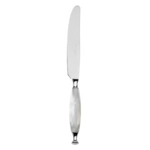 COUNTRY CHROME RING 6 CAKE AND FRUIT KNIVES - White