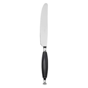 COUNTRY CHROME RING 6 CAKE AND FRUIT KNIVES - Black
