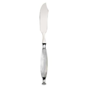 COUNTRY CHROME RING 6 FISH KNIVES - White