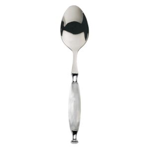 COUNTRY CHROME RING 6 TABLE SPOONS - White