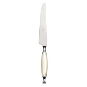 COUNTRY CHROME RING 6 TABLE KNIVES - Ivory