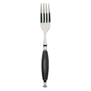 COUNTRY CHROME RING 6 TABLE FORKS - Black