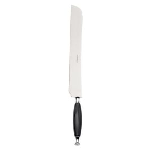 COUNTRY CHROME RING CAKE AND PIE KNIFE - Black