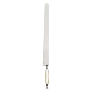 COUNTRY CHROME RING SLICED MEAT KNIFE - Ivory