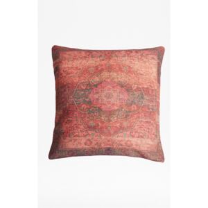 Recycled Crimson Cassis Cushion - crimson