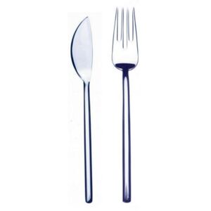 DUE 24-PIECE FISH CUTLERY SET 24 - Polished stainless steel