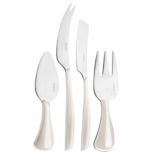 GLAMOUR 4 PIECE CHEESE SET - Ivory