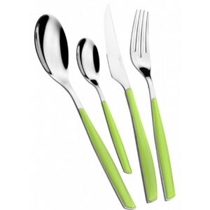 GLAMOUR 4-PIECE PLACE SET - Apple Green