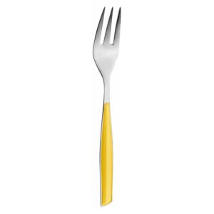 GLAMOUR 6 CAKE FORKS - Yellow