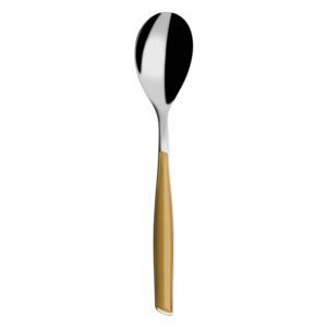 GLAMOUR 6 COFFEE AND TEA SPOONS - Gold