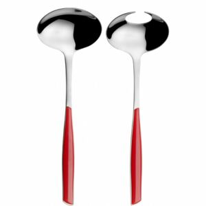 GLAMOUR SALAD SERVING COUPLE - Red
