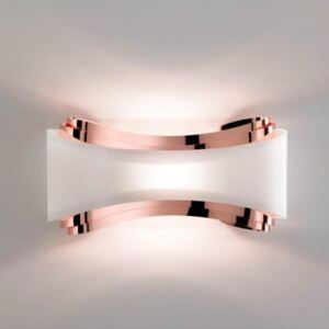 IONICA GLASS WALL LIGHT - Copper