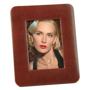 LEATHER PHOTO FRAME - Brown Tamp