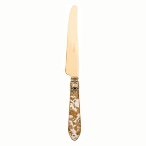 OXFORD ANTIQUE GOLD-PLATED 24 KT 6 TABLE KNIVES - Gold