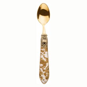 OXFORD ANTIQUE GOLD-PLATED 24 KT 6 MOKA SPOONS - Gold