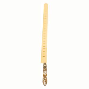 OXFORD ANTIQUE GOLD-PLATED 24 KT SALMON KNIFE - Ivory