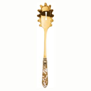 OXFORD ANTIQUE GOLD-PLATED 24 KT SPAGHETTI SCOOP - Gold