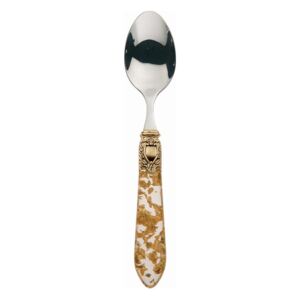 OXFORD ANTIQUE GOLD-PLATED RING 6 DESSERT SPOONS - Gold