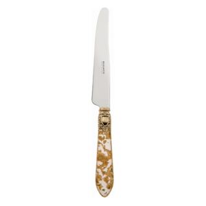 OXFORD ANTIQUE GOLD-PLATED RING 6 TABLE KNIVES - Gold
