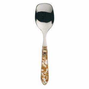 OXFORD ANTIQUE GOLD-PLATED RING 6 ICE CREAM SPOONS - Gold