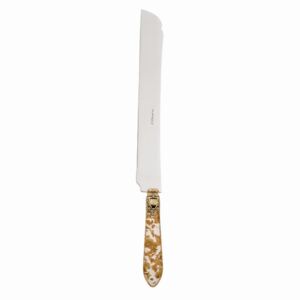 OXFORD ANTIQUE GOLD-PLATED RING CAKE AND PIE KNIFE - Gold