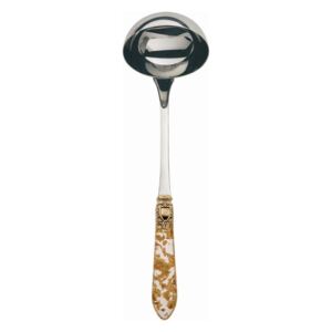 OXFORD ANTIQUE GOLD-PLATED RING SOUP LADLE - Gold
