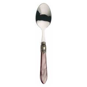 OXFORD OLD SILVER-PLATED RING 6 COFFEE & TEA SPOONS - Lilac