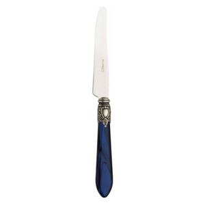 OXFORD OLD SILVER-PLATED RING 6 DESSERT KNIVES - Blue