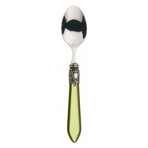 OXFORD OLD SILVER-PLATED RING 6 DESSERT SPOONS - Silky Green