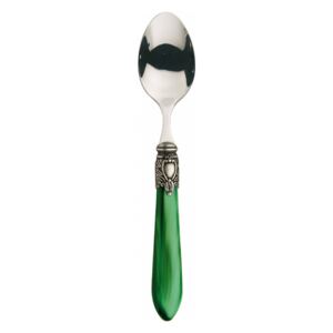 OXFORD OLD SILVER-PLATED RING 6 DESSERT SPOONS - Green