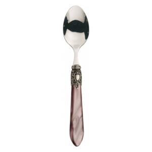OXFORD OLD SILVER-PLATED RING 6 DESSERT SPOONS - Lilac