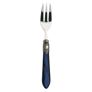 OXFORD OLD SILVER-PLATED RING 6 FISH FORKS - Blue