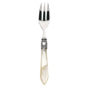 OXFORD OLD SILVER-PLATED RING 6 FISH FORKS - Ivory