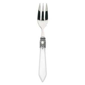 OXFORD OLD SILVER-PLATED RING 6 FISH FORKS - White