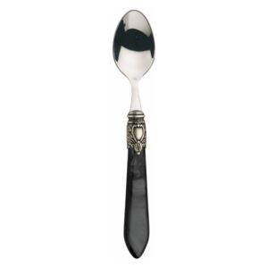 OXFORD OLD SILVER-PLATED RING 6 MOCHA SPOONS - Black