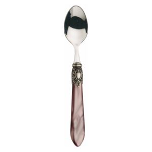 OXFORD OLD SILVER-PLATED RING 6 MOCHA SPOONS - Lilac