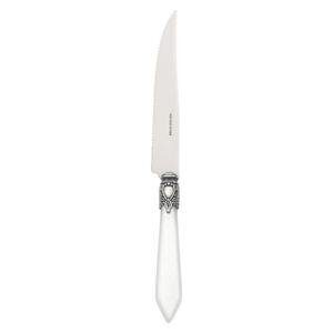 OXFORD OLD SILVER-PLATED RING 6 STEAK KNIVES - White