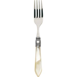 OXFORD OLD SILVER-PLATED RING 6 TABLE FORKS - Ivory