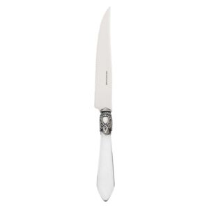 OXFORD OLD SILVER-PLATED RING 6 STEAK KNIVES - Transparent