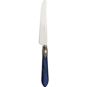 OXFORD OLD SILVER-PLATED RING 6 TABLE KNIVES - Blue