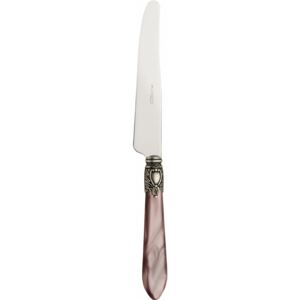 OXFORD OLD SILVER-PLATED RING 6 TABLE KNIVES - Lilac
