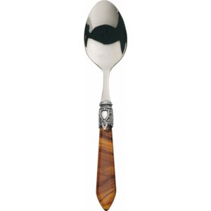 OXFORD OLD SILVER-PLATED RING 6 TABLE SPOONS - Tortoiseshell
