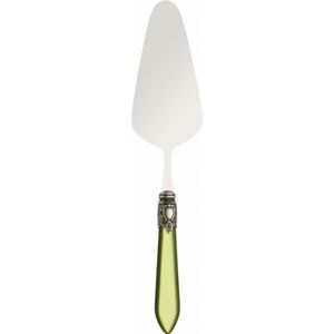 OXFORD OLD SILVER-PLATED RING CAKE SERVER - Silky Green