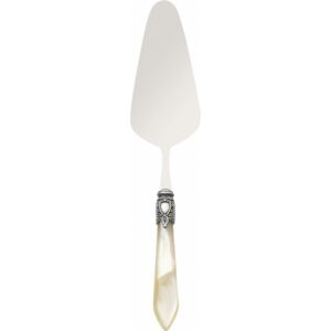 OXFORD OLD SILVER-PLATED RING CAKE SERVER - Ivory