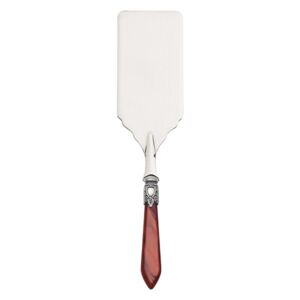 OXFORD OLD SILVER-PLATED RING LASAGNE SHOVEL - Burgundy Red
