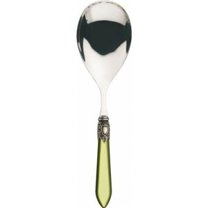 OXFORD OLD SILVER-PLATED RING RICE SERVING SPOON - Silky Green