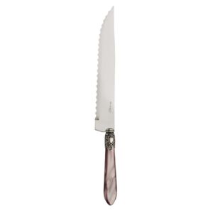 OXFORD OLD SILVER-PLATED RING ROAST CARVING KNIFE - Lilac
